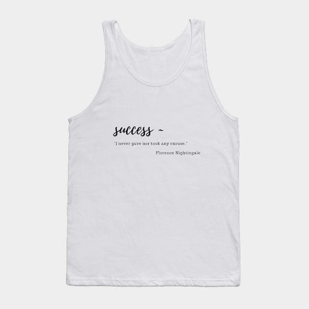 Success Tank Top by coloringiship